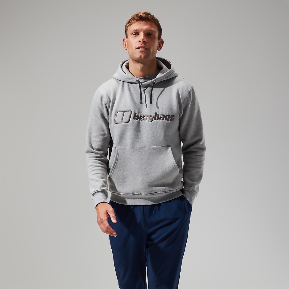 Men's Logo Hoody Dark Grey