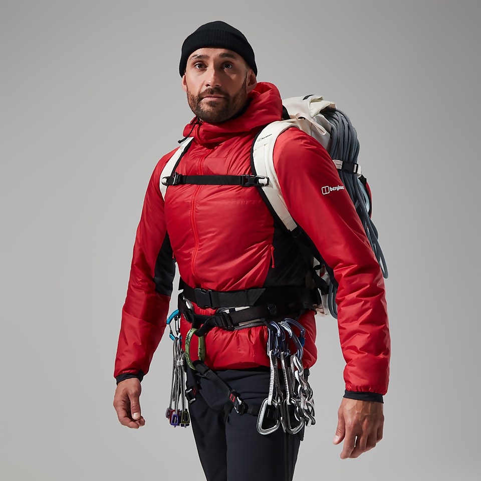 Men's MTN Arete LB Synthetic Hoody - Red/Black