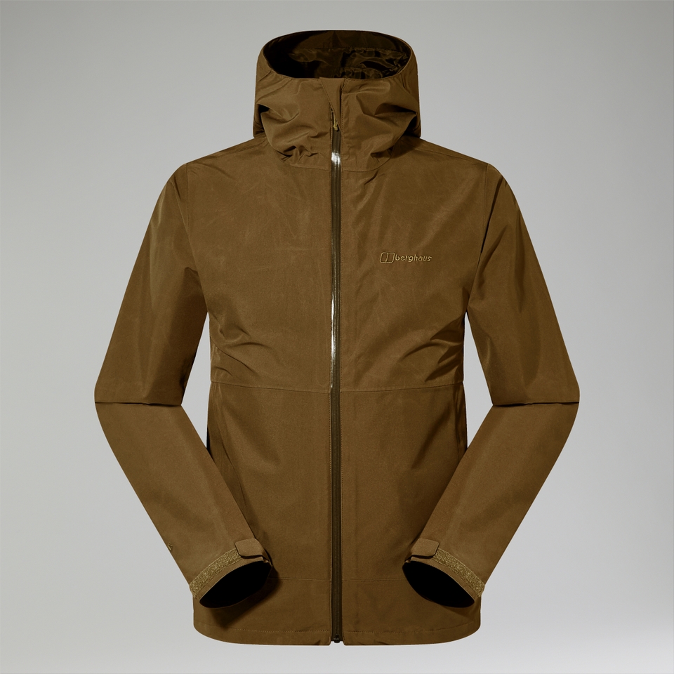 Men's Bramblfell InterActive Gore-Tex Waterproof Jacket - Brown/Green