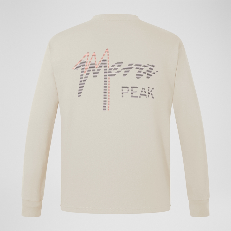 Unisex Mera Peak Long Sleeve T-Shirt - Grey