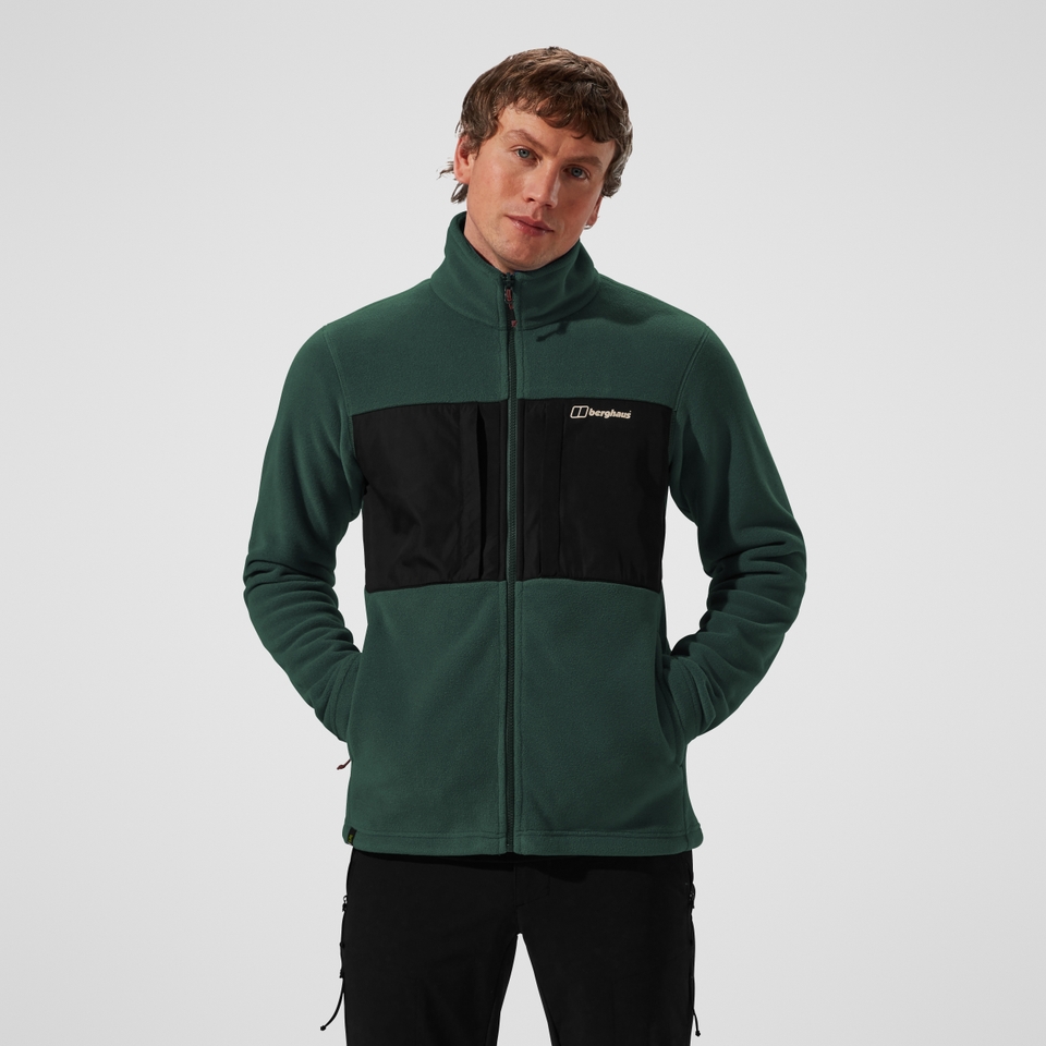 Men's Prism Guide InterActive Polartec Fleece Jacket - Green/Black
