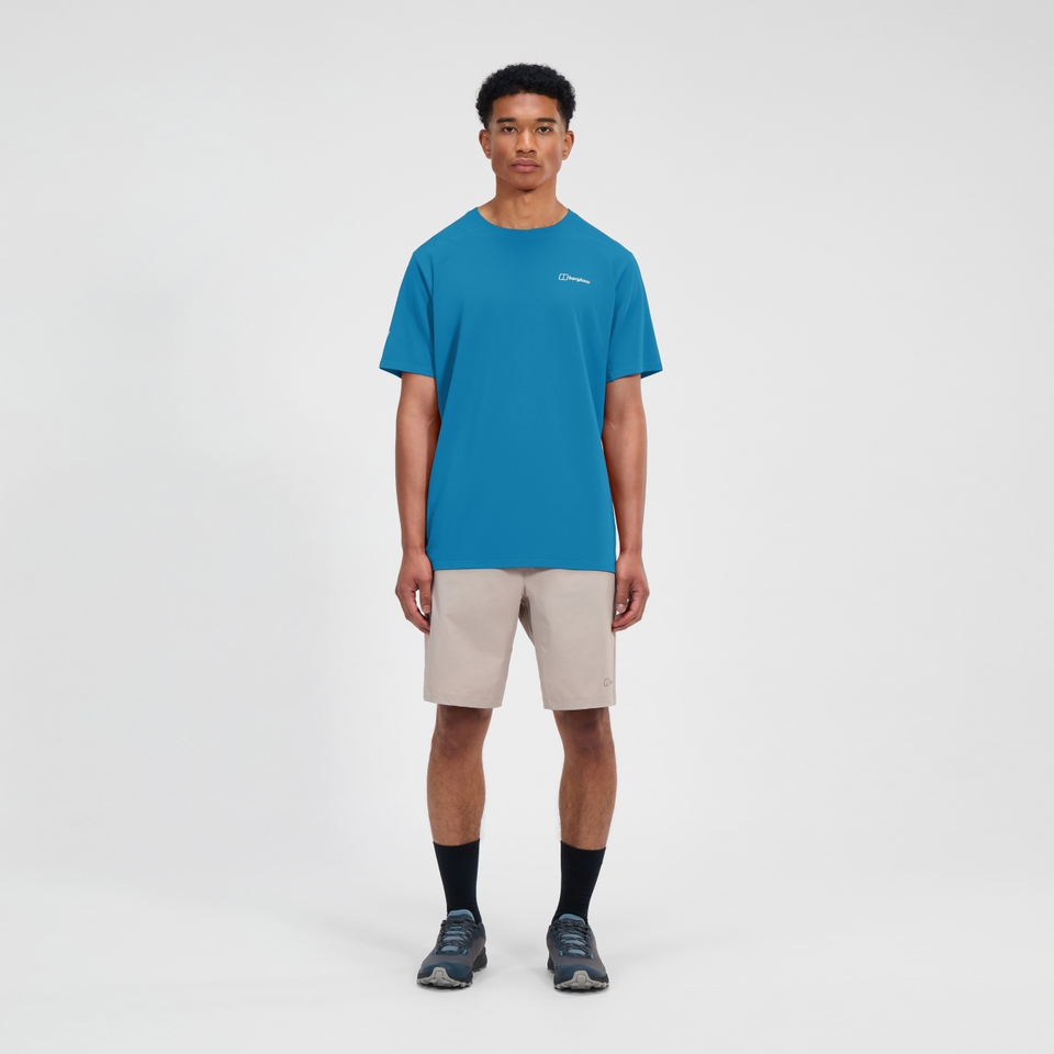 Men's Berghaus Delta Short Sleeve Tech Tee - Blue