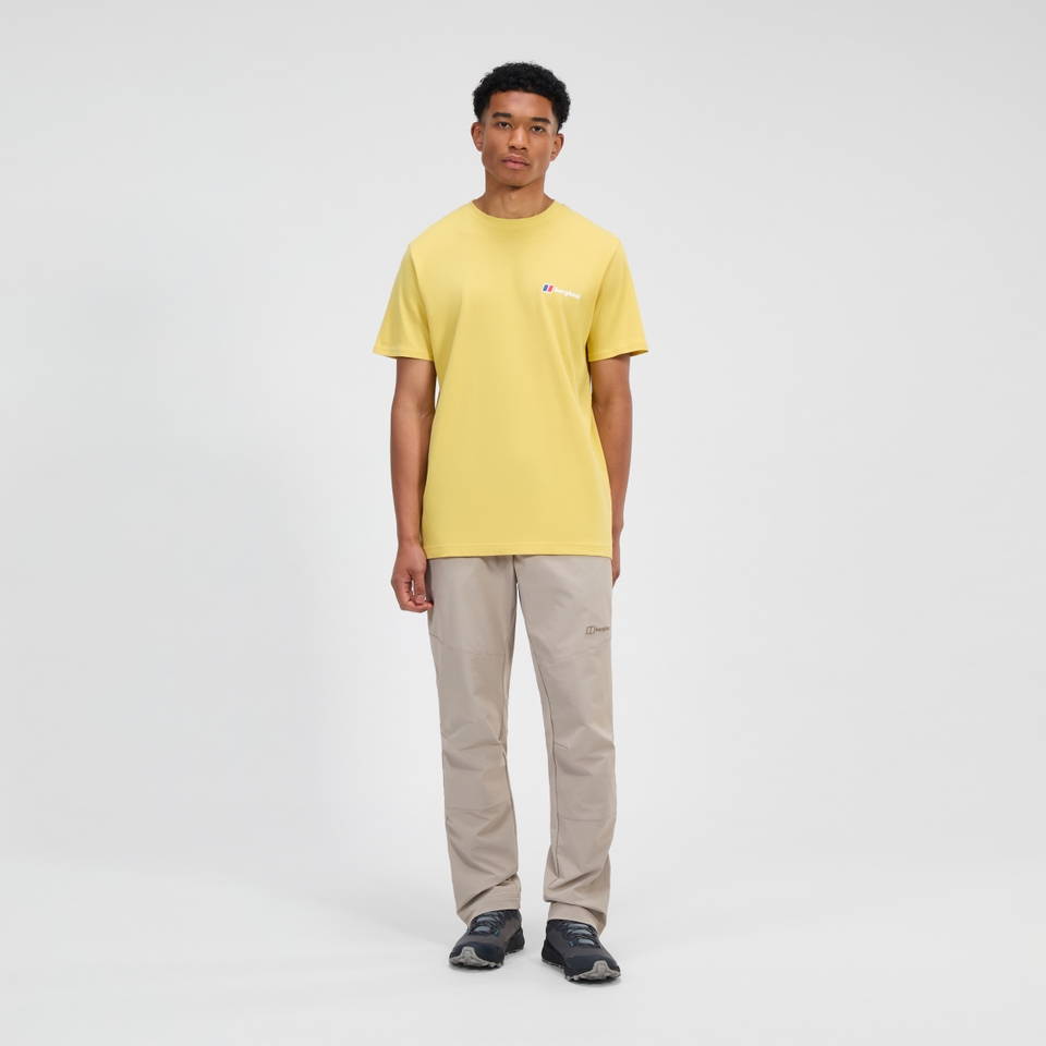 Men's Berghaus Class Logo Tee - Yellow