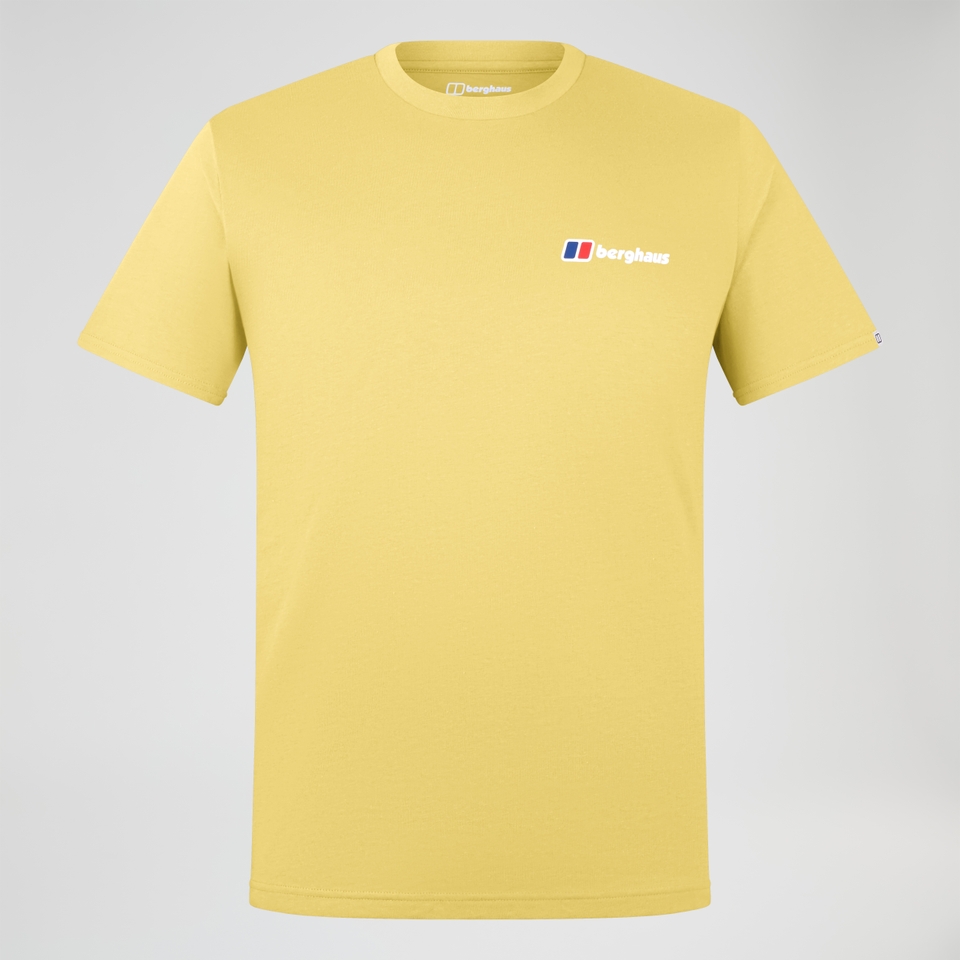Men's Berghaus Class Logo Tee - Yellow