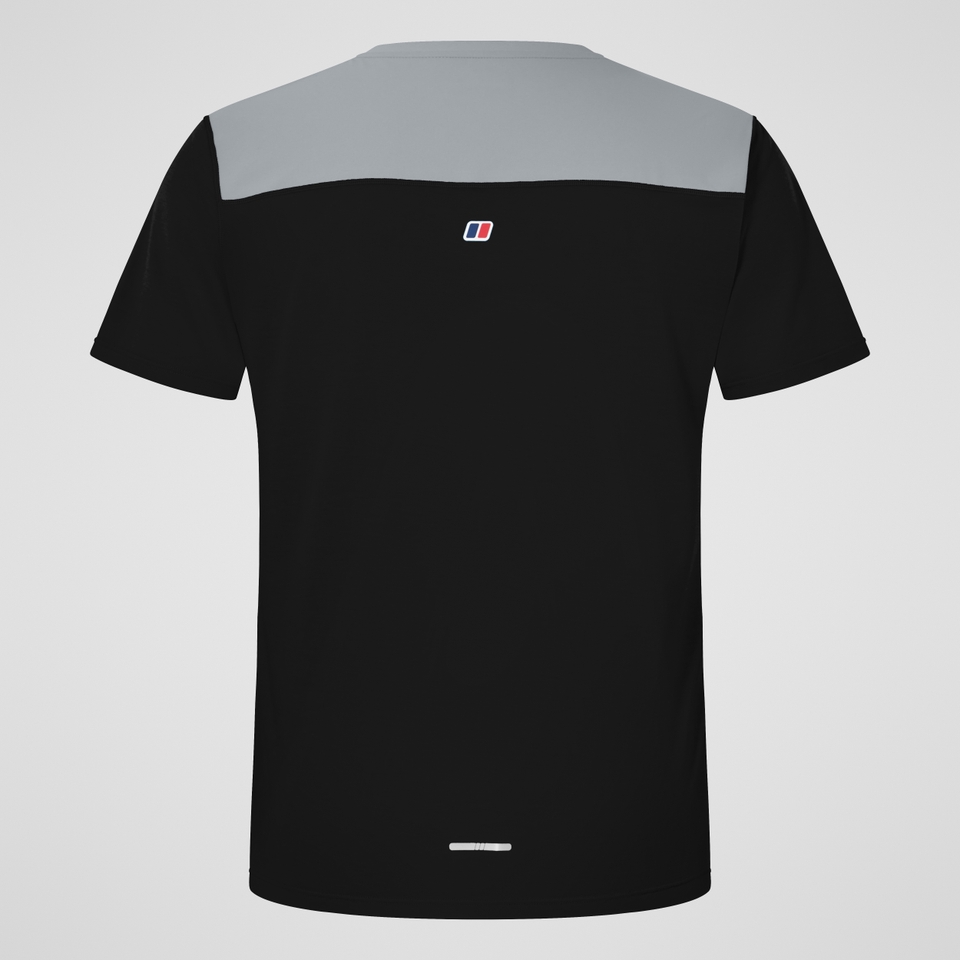 Men's Terrain Trek Tech Tee - Black/Grey
