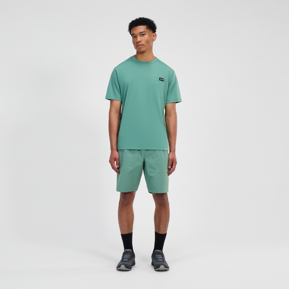 Men's Relaxed Short Sleeve Tech Tee - Green