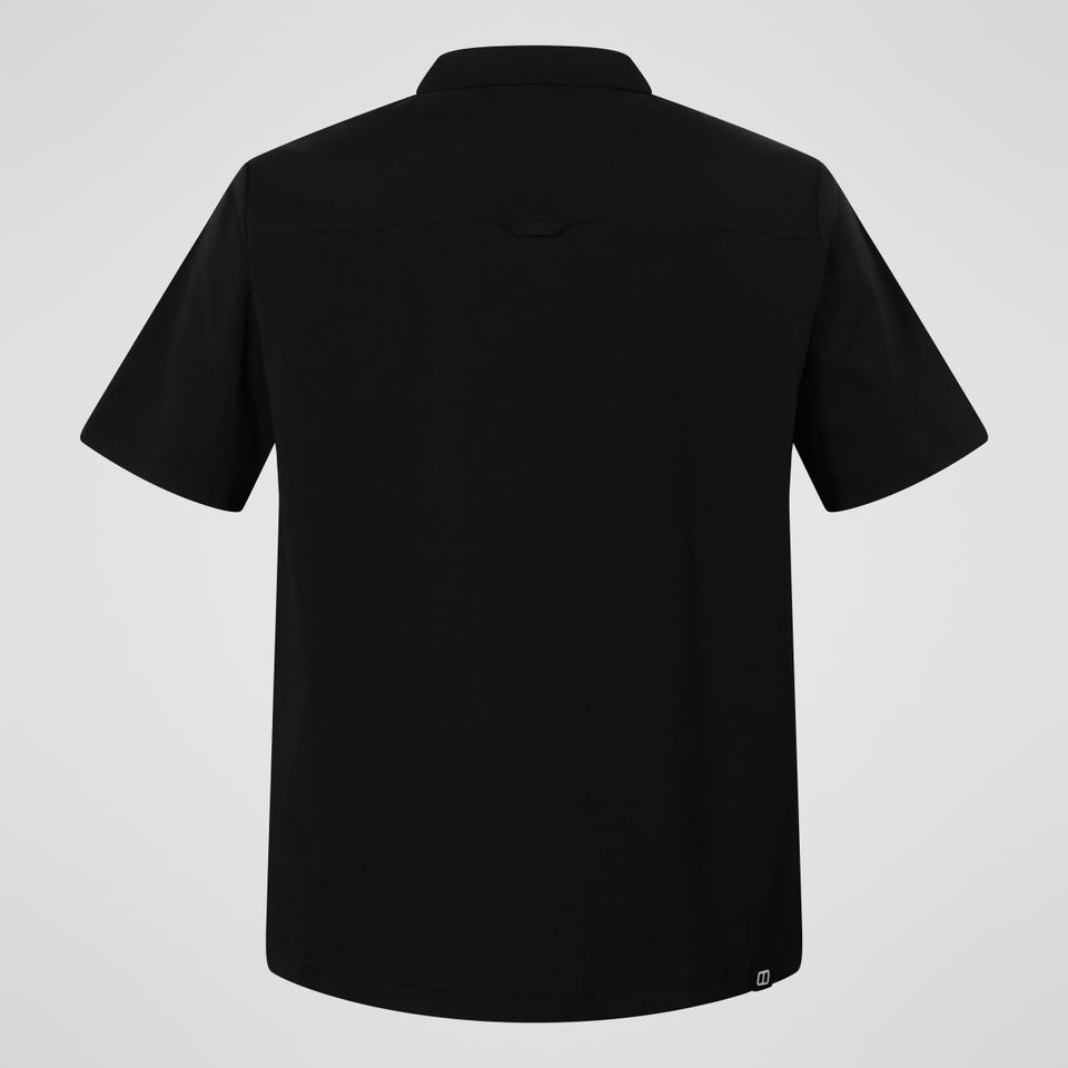 Men's Explorer Short Sleeve Overshirt - Black