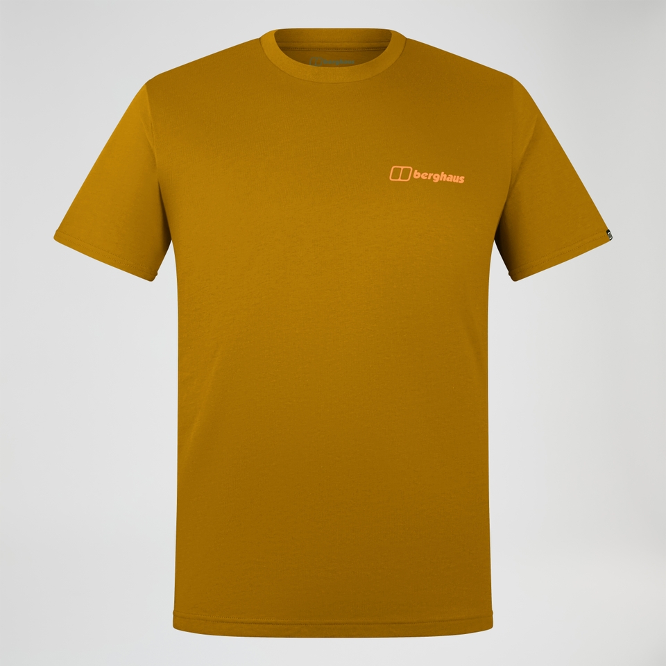 Men's Grappled Short Sleeve Tee - Brown