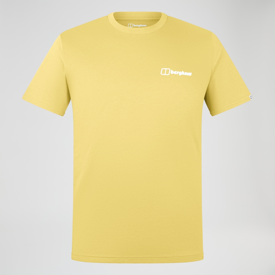 Men's Rolling Peaks Short Sleeve Tee - Yellow