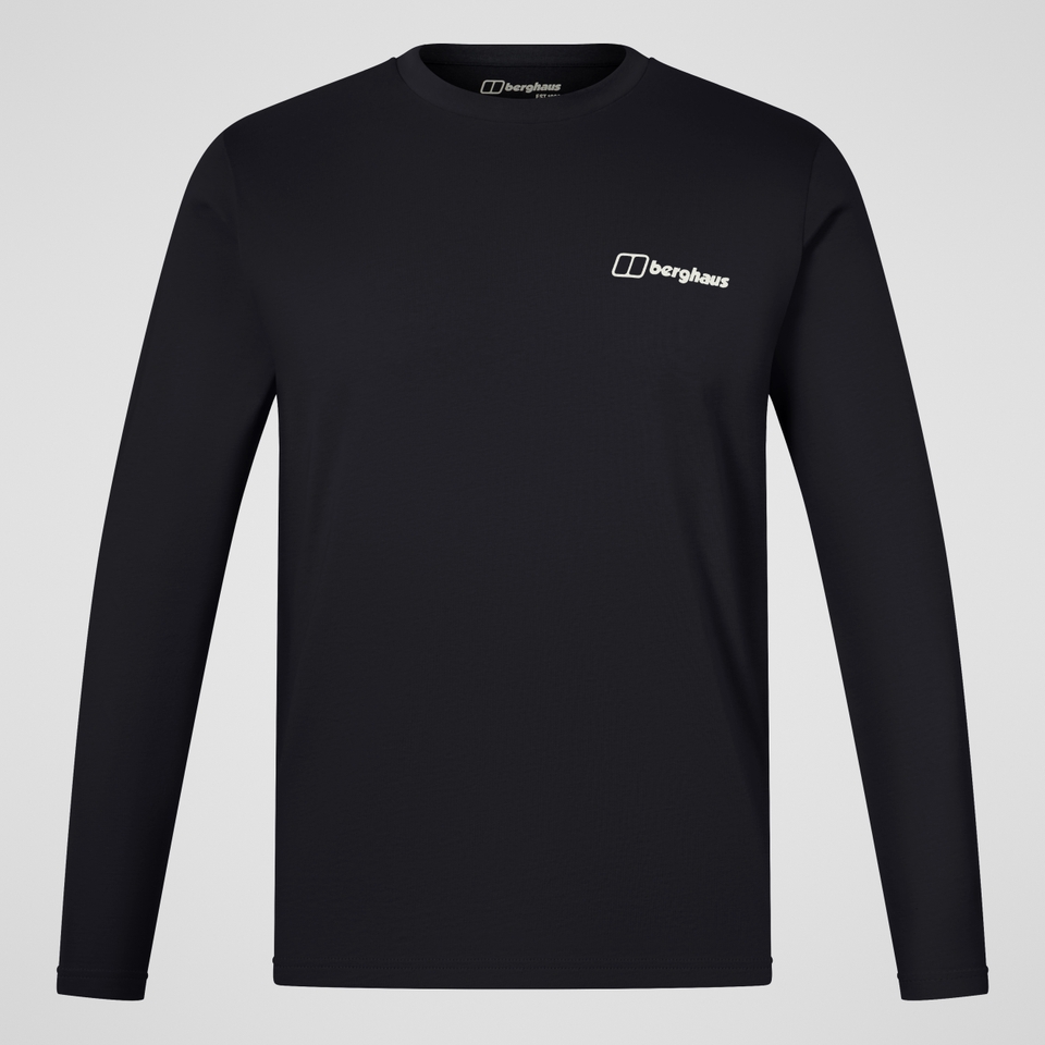 Men's Berghaus Center Logo Tee - Black