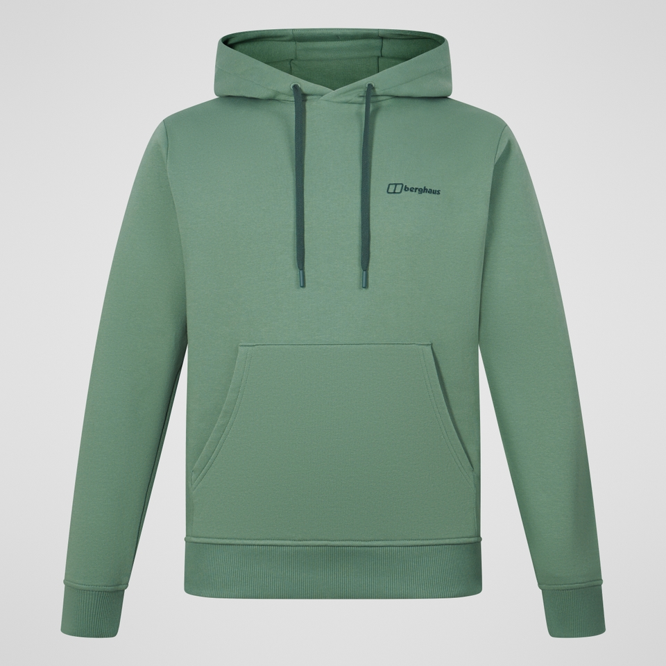 Men's Small Logo Hoody - Green