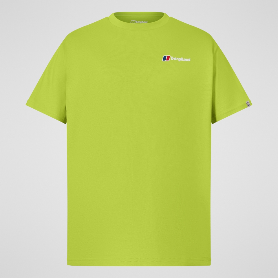 Men's Berghaus Class Logo Tee - Lime Green