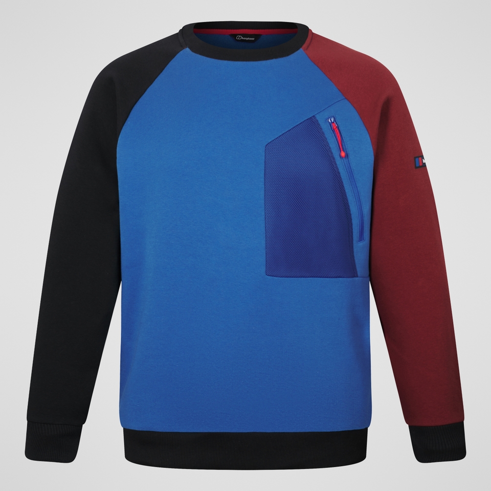 Unisex Storm 25 Crew Sweater - Blue/Red