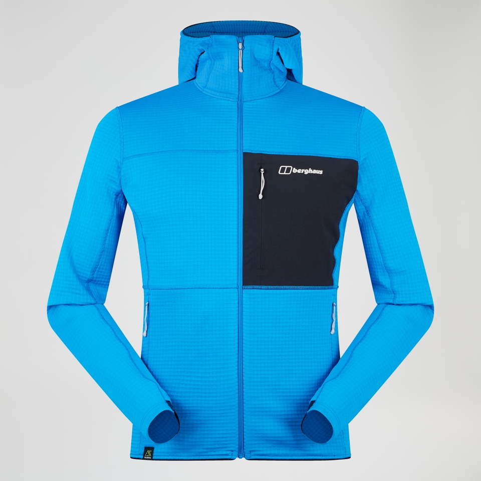 Men's Ridge-Hiker Hooded Jacket - Blue/Black