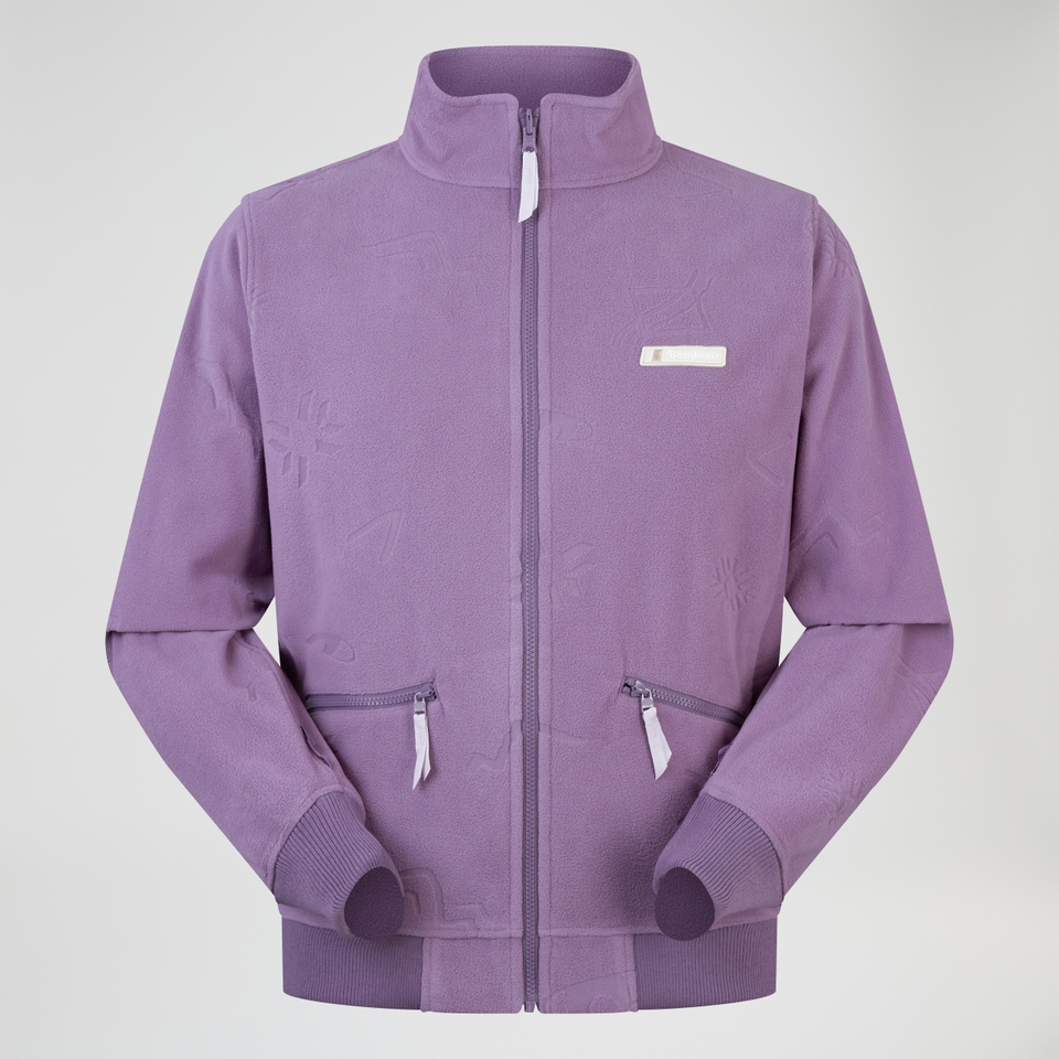 Unisex Daily Nature Interactive Fleece - Purple