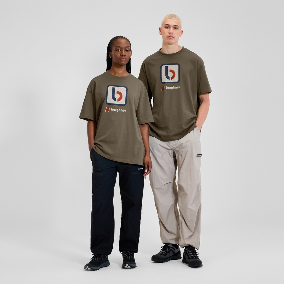 Unisex The B Tee - Brown