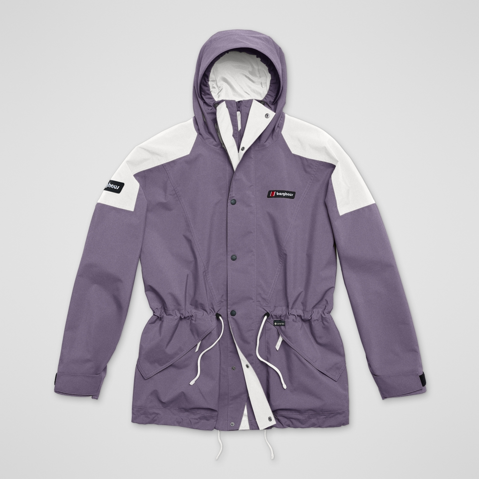 Unisex Meru Mountain Gore-Tex Jacket - Purple/Grey