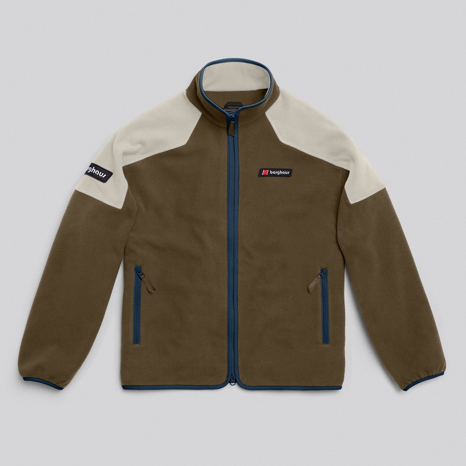 Unisex 1997 Fleece Jacket - Brown/Grey