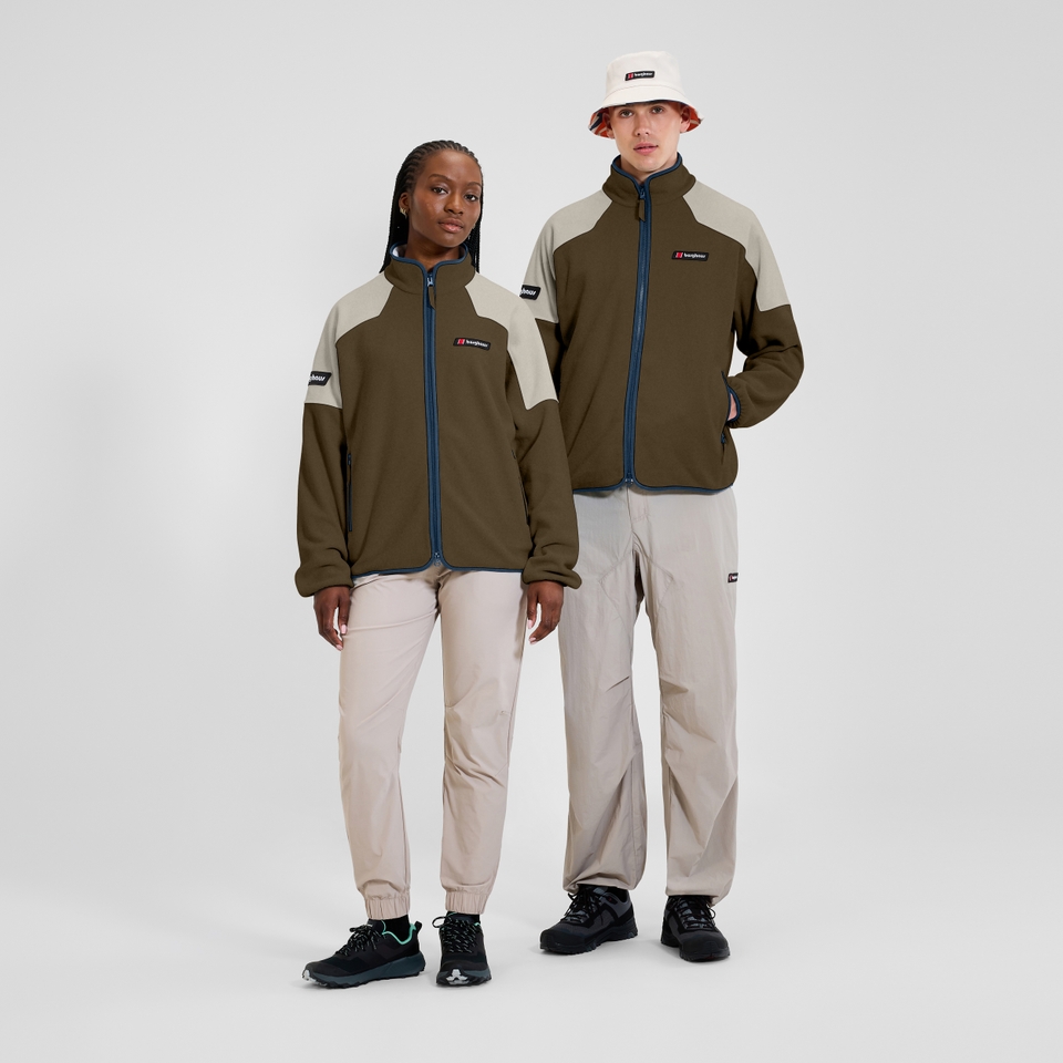 Unisex 1997 Fleece Jacket - Brown/Grey