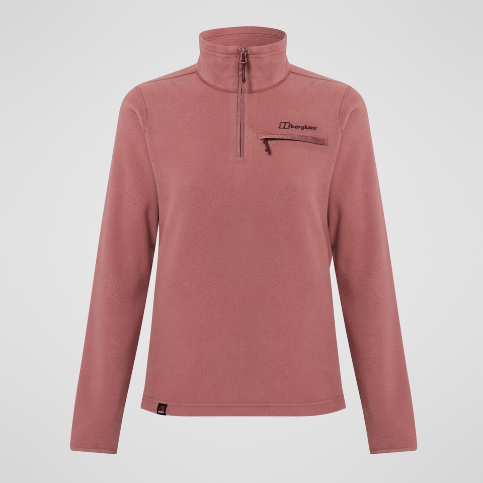 Women's Prism 2.0 Micro Half Zip Polartec Fleece  - Red