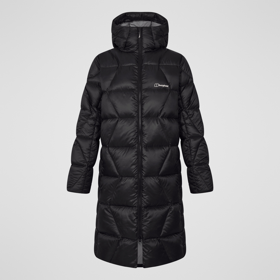 Women's Explorer Long Down Jacket - Black