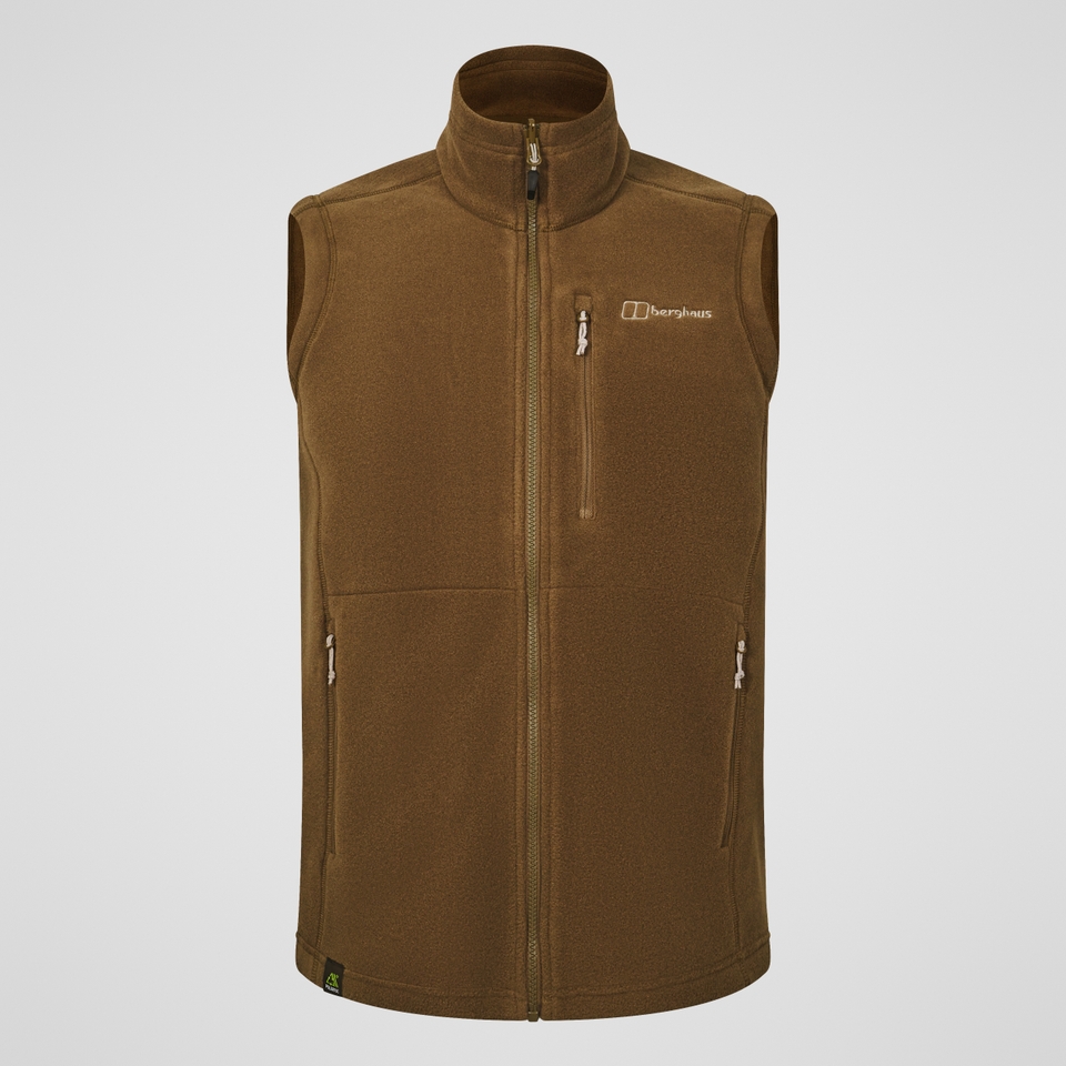 Men's Prism InterActive Polartec Fleece Gilet - Brown