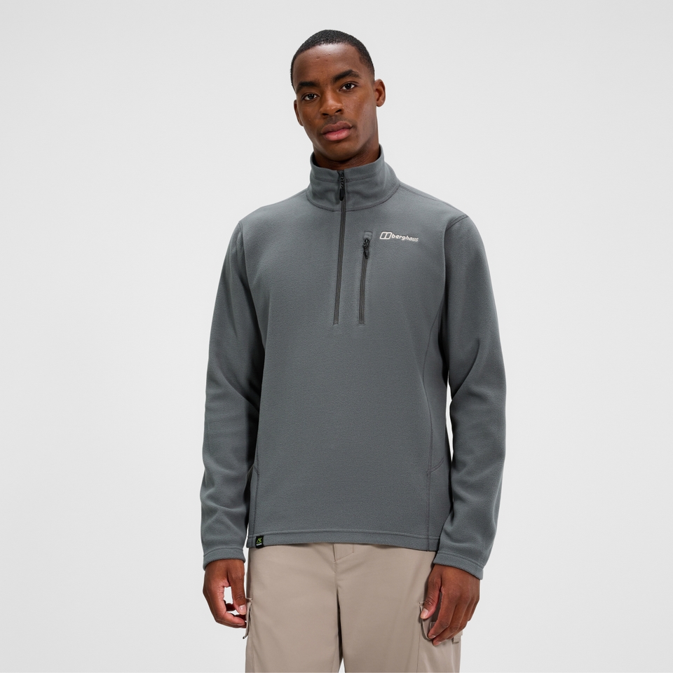 Men's Prism Micro Half Zip Polartec Fleece - Grey