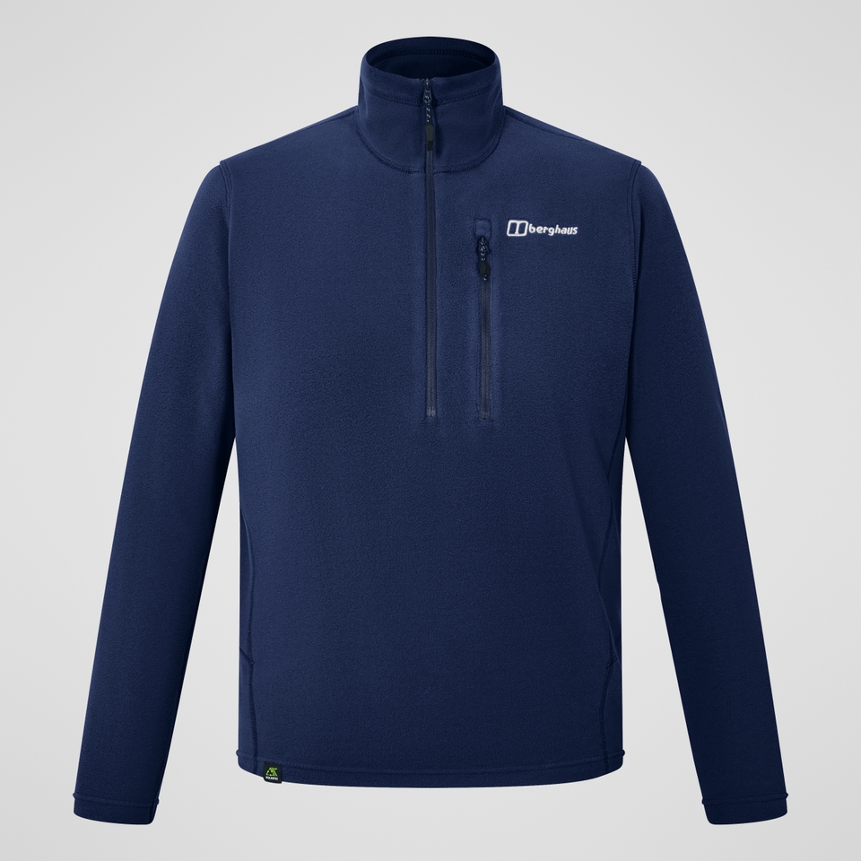 Men's Prism Micro Half Zip Polartec Fleece - Blue