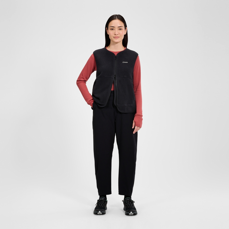 Women's Hanby Relaxed Vest - Black